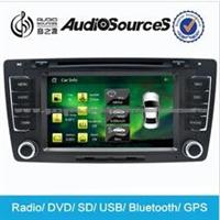 Car Audio Car Dvd Player For Skoda Octavia 2007-2013 Car Radio With Bluetooth Gps Navigation