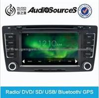 7 Inch Car Dvd Player 2 Din For Skoda Car Dvd Gps Navigation