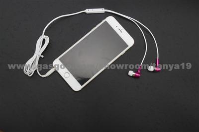 Pink Metal Earphone 3.5mm With HI-FI Sound For Phones