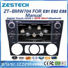 ZESTECH Double Din Car Dvd Player For BMW 1 Series E81 E82 E88 Dvd GPS With Arabian,Portugal,Russian Osd Menu