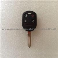 Ford 4 Button Key Shell Ford Replacement Remote Key Blank Uncut Head Lgnition