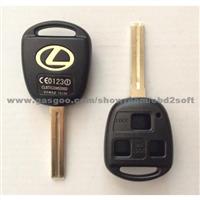 Lexus 3 Button Remote Key Shell 3B TOY48 Car Key Blank