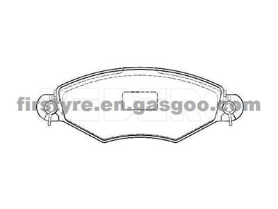 Brake Pad GDB1361 For Peugeot 206 306