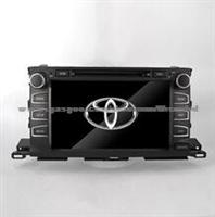 2din 9inch Toyota Highlander DVD Player Tv Gps Navigation Radio USB Ipod Aux Platfrom Blue&Me AUX Mirror Link