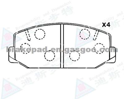 Brake Pad For TOYOTA D178-7105 04491-14090