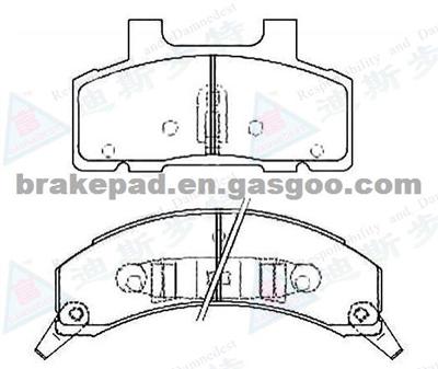 Brake Pad For PONTIAC D215-7136 (OE:12321422)