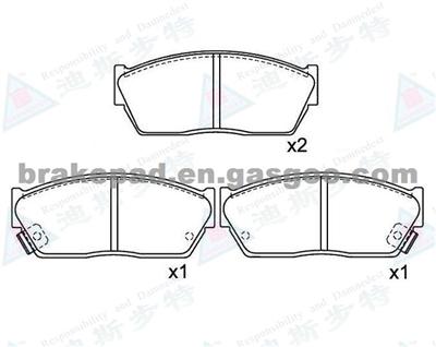 Brake Pad For Honda CIVIC D276-7156（OE:45022-SA0-681）