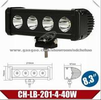 8.3 40W CREE Single Row External Auto Head Lamp (CH-LB-201-4-40W)