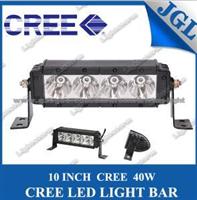 4*10W 40W Single Row 4X4 LED Driving Light Bar, Auto Vehicle LED Car Light