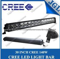 30 Single-Row 140W CREE LED Driving Light Bar Waterproof IP67/CE/RoHS