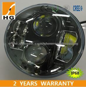 5.67 Harley 72W LED High Low Beam Headlamp For Jeep