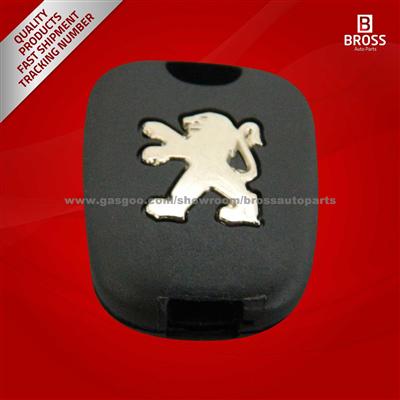 Bross BDP514 Simplex Type 2-Button Remote Key Housing Case Cover For Peugeot 107 207 307 407 106 206 306 406