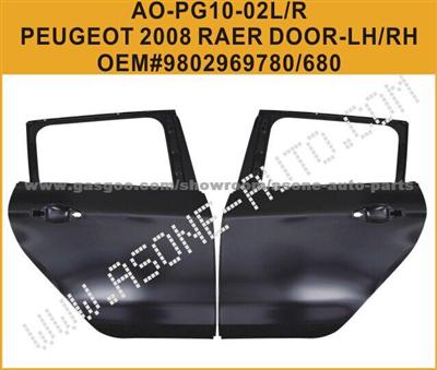 AsOne Motor Iron Reairing Parts For Peugeot 2008 Rear Car Door