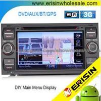 Erisin ES2301F 7 Inch Android 4.4.4 Car Multimedia Car Audio System With 3G WiFi GPS Car DVR For Fusion