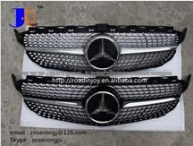 Car Grille For BEnz AMG W212/E63New C-Class W205 Front Mesh Grille For Mercedes B Enz W205 C200/C250/C300/C400/C220 AMG Sport 2015 Diamon