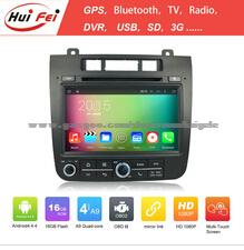 Huifei Android4.4.4 Quad Core Gps Touchscreen For VW Touareg With Mirror Link,GPS,Radio Function