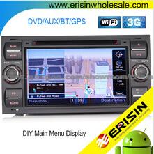 Erisin ES2301F 7 Inch Android 4.4.4 Car Multimedia Car Audio System With 3G WiFi GPS Car DVR For Fusion