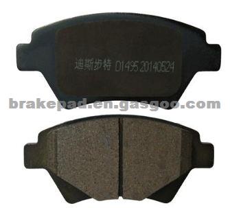 Less Metal Brake Pad ForD1495 77 01 207 184 RENAULT