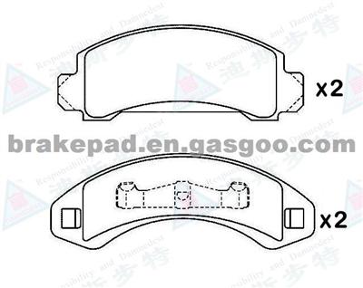 Brake Pad For D387 D205 D249 D607 D654 E3TZ-2001-C FORD