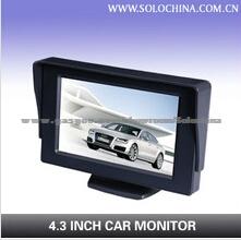 TFT LCD Car Monitor:4.3-Inch Color Stand-Alone TFT LCD Car Monitor With High Brightness Digital Reversing