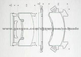 Brake Pad HD-BU154 HD-BU767