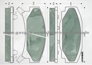 Brake Pad GDB4037