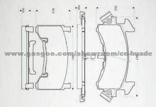 Brake Pad HD-CA154 HD-CA767