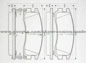 Brake Pad HD-CA508 HD-CA714