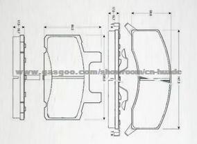 Brake Pad HD-CHE370