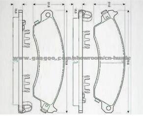 Brake Pad HD-CHE412