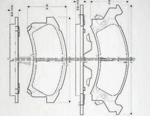 Brake Pad HD-CHE506