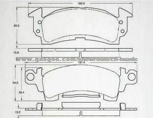 Brake Pad HD-CHE52 HD-CHE520 HD-CHE527