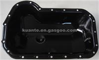 Black Paint Metal Engine Oil Sump Assembly For Audi Replacement With Original Size And Design 051103601