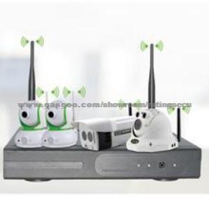 4CH 1080P Wireless NVR Kits 5.8GHz