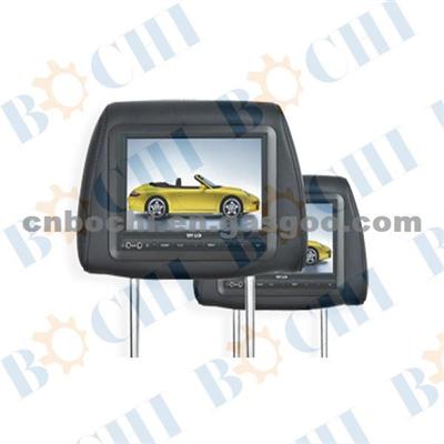 7-Inch Car DVD Player With 1 Way Audio Input Headerest Car DVD Player