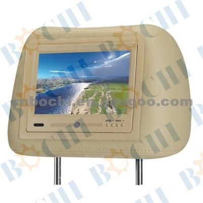 8.5 Inches TFT LCD Monitor With Pillow Car Headrest Dvd Player