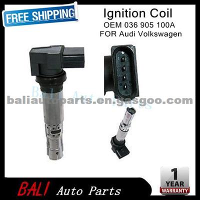 VW Ignition Coil 036 905 100A 036 905 100B