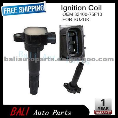 Suzuki IGNITION COIL 33400-75F10 90048-86080