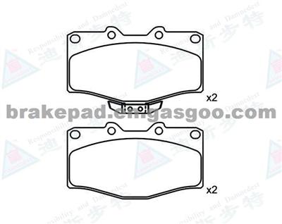 Less Metal Brake Pad For D410 04465-35030 TOYOTA