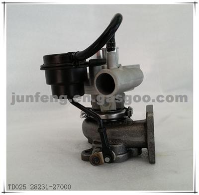 Hyundai Tucson Engine D4EA Turbo Charger 28231-27000