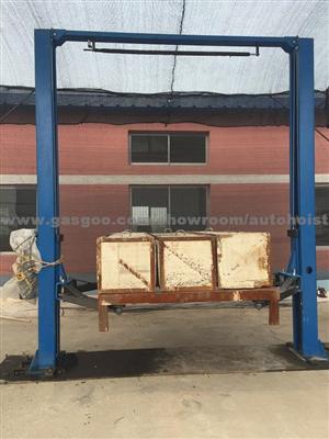 Asymmetrical Clear Floor Two Post Car Hoist Auto Lift