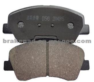 Less Metal Brake Pad For D1543 58101-3XA00 HYUNDAI