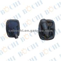 Unique Leather Car Accessories Gear Shift Knobs With Frame For Golf 5
