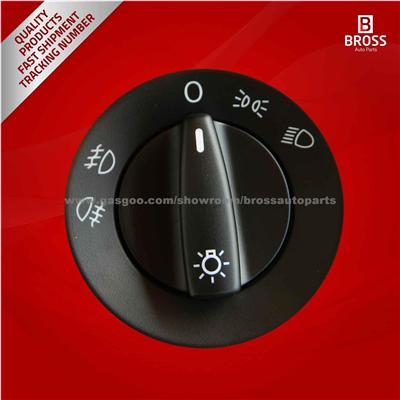 Bross BDP187 Headlight Control Switch Knob For VW Seat Skoda: 1C0 941 531A Applications: VW Golf Mk4 / Jetta / Bora 1999-2004 VW Passat B5 1998-2004