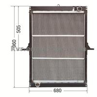 High Cooling Efficiency Truck Radiator FOR AUMAN TRUCK RADIATOR OEM 1331113106001