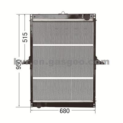Factory Truck Radiator FOR AUMAN TRUCK RADIATOR OEM 1325113109001
