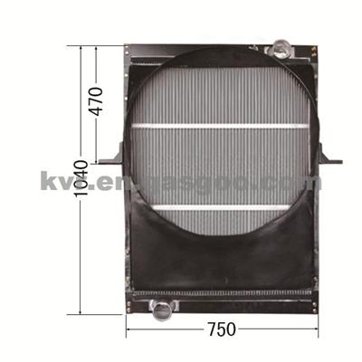 Heavy Duty Radiator Factory FOR AUMAN TRUCK RADIATOR OEM H0130030024A0