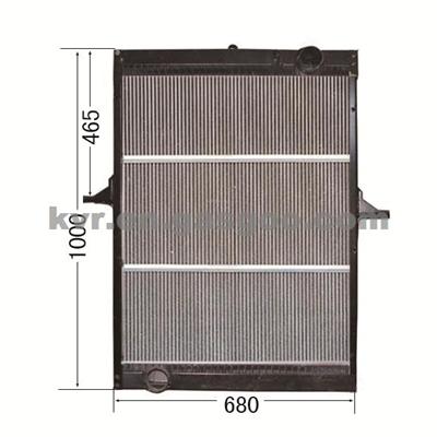 High Cooling Efficiency Truck Radiator FOR AUMAN TRUCK RADIATOR OEM H1130090002A0