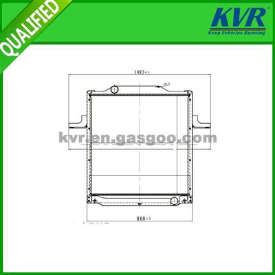 Truck Radiator FOR FAW TRUCK RADIATORS OEM 1301010-D816