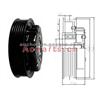 110 6PK Denso 7SEU17C Compressor Clutch Compressor Clutch 7seu17c